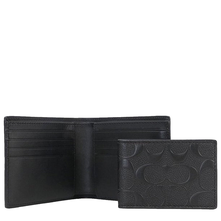 Buy Coach 3 In 1 Wallet In Signature Leather in Black 75371 Online in Singapore | PinkOrchard.com