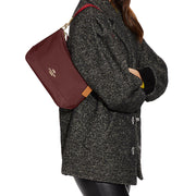 Coach Ellis Shoulder Bag in Wine Multi CA205