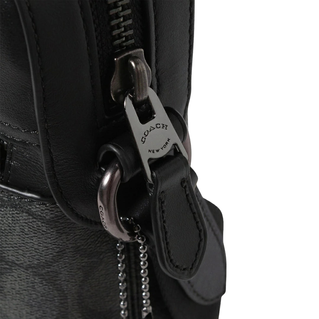 Buy Coach Houston Flight Bag in Signature Canvas in Charcoal
