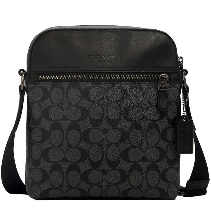 Buy Coach Houston Flight Bag in Signature Canvas in Charcoal/ Black 4010 Online in Singapore | PinkOrchard.com