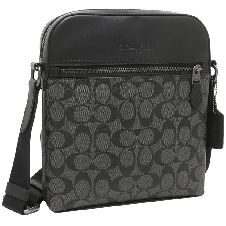 Buy Coach Houston Flight Bag in Signature Canvas in Charcoal/ Black 4010 Online in Singapore | PinkOrchard.com