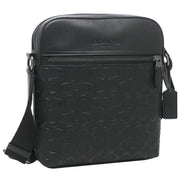 Coach Houston Flight Bag In Signature Leather in Black 4009