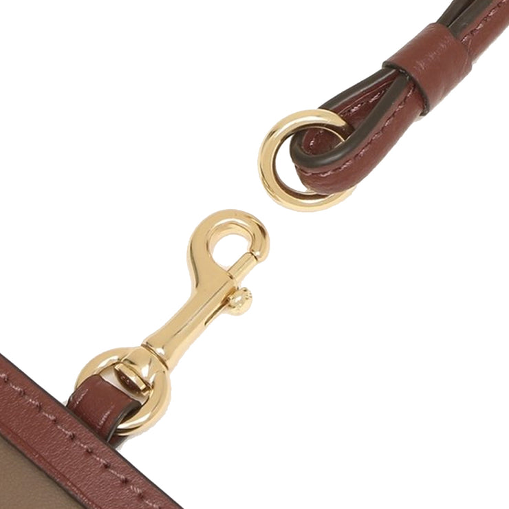 COACH®  Id Lanyard In Blocked Signature Canvas