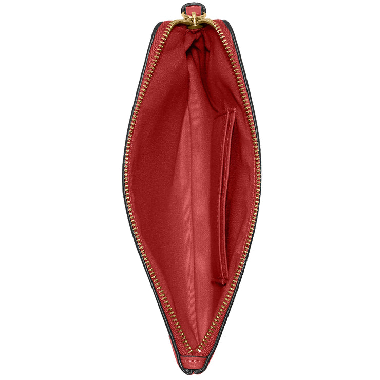 Coach Large Corner Zip Wristlet in Red Apple 3888