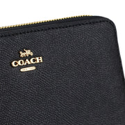 Buy Coach Long Zip Around Wallet in Black C3441 Online in Singapore | PinkOrchard.com