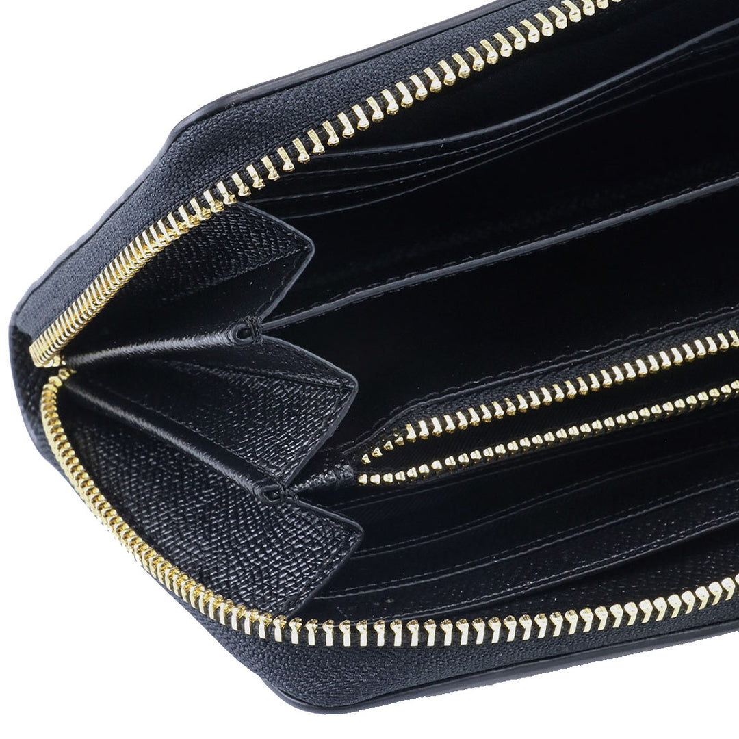 Buy Coach Long Zip Around Wallet in Black C3441 Online in