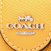 Coach Medium Corner Zip Wallet in Canary 6390