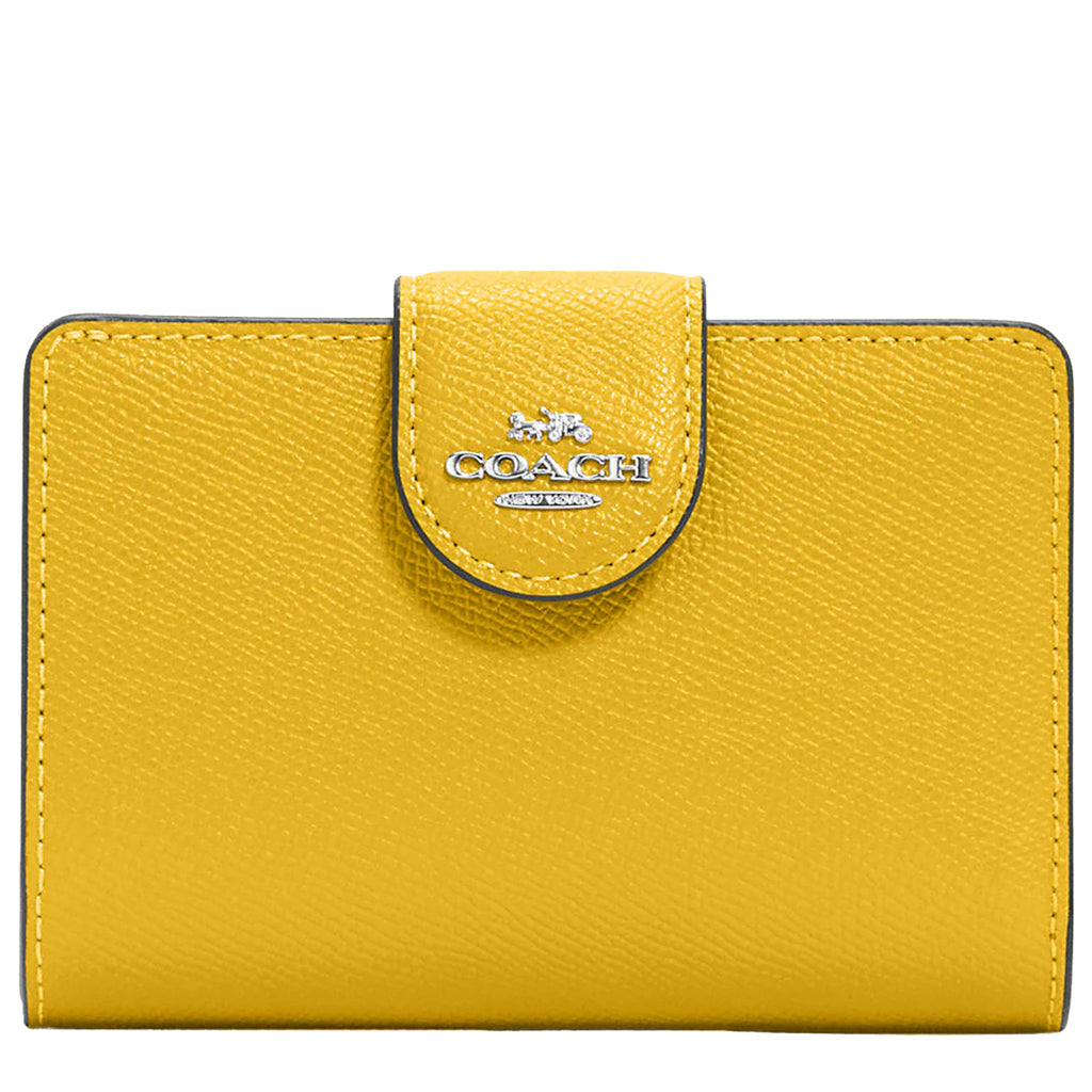 Coach Medium Corner Zip Wallet in Canary 6390 – PinkOrchard.com