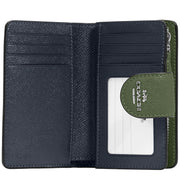 Coach Medium Corner Zip Wallet in Dark Sage 6390