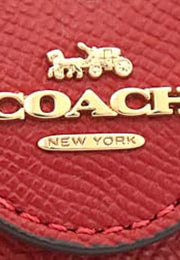 Coach Medium Corner Zip Wallet in 1941 Red 6390