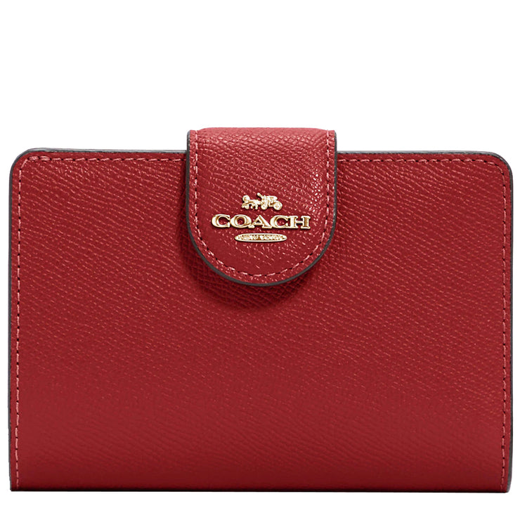 Coach Outlet Zip Card Case in Red