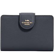 Coach Medium Corner Zip Wallet in Midnight 6390