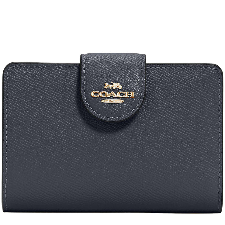 Coach Medium Corner Zip Wallet in Midnight 6390