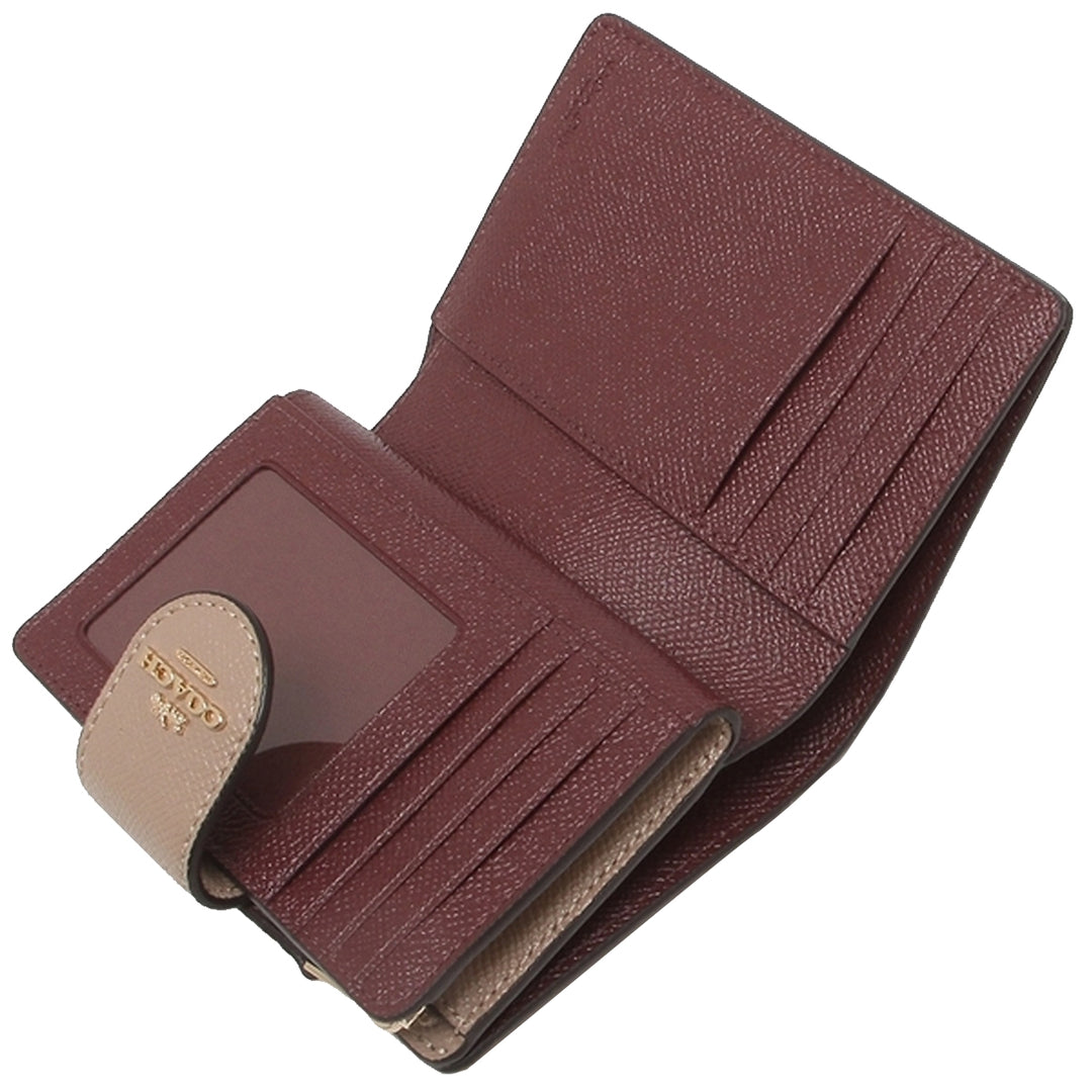 Buy Coach Medium Corner Zip Wallet in Taupe 6390 Online in Singapore PinkOrchard