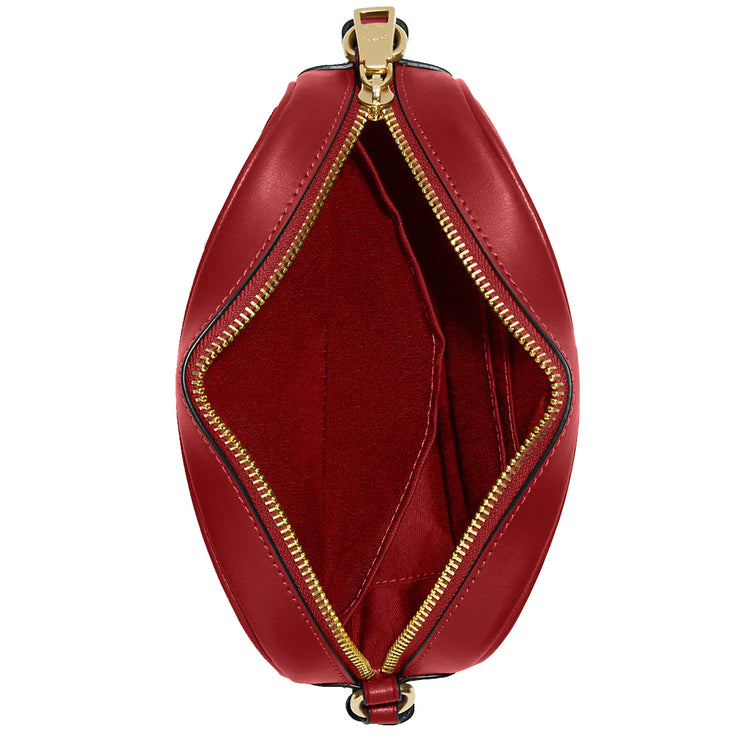 Coach Mini Jamie Camera Bag In Signature Canvas in Brown/ 1941 Red C9926