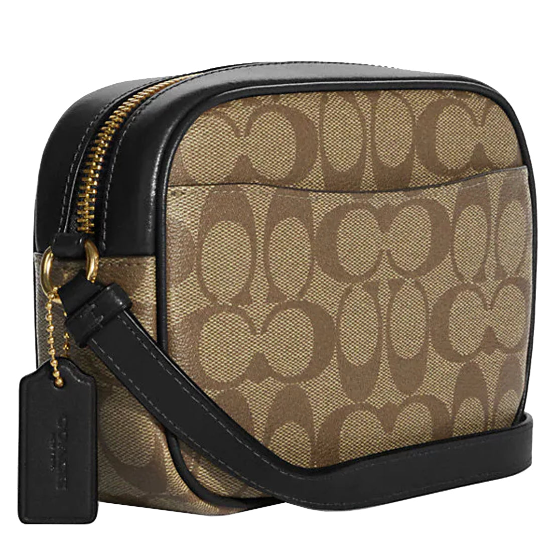 Coach Jamie Camera Coach Mini Jamie Camera Bag In Signature Canvas in Khaki/ Black C9926 ...