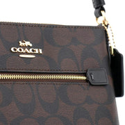 Buy Coach Mini Rowan File Bag In Signature Canvas in Brown/ Black CF340 Online in Singapore | PinkOrchard.com