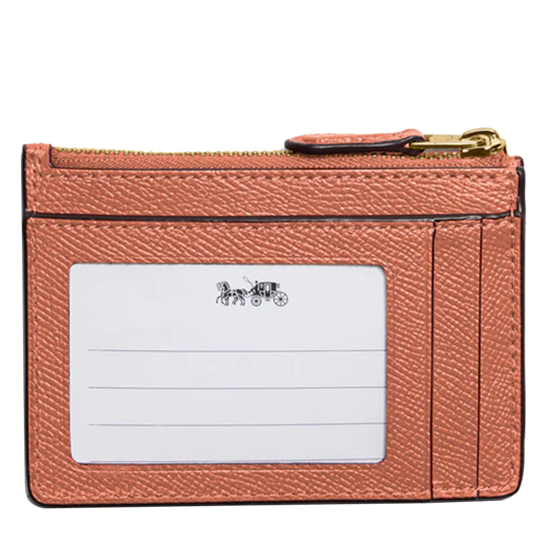 Coach Mini Skinny ID Case in Light Coral 57841 – PinkOrchard.com