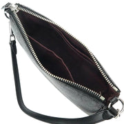 Coach Nolita 19 Wristlet/ Top Handle/ Clutch Bag In Signature Canvas in Graphite/ Black C3308