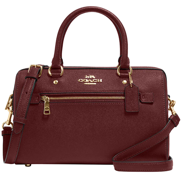 Coach Rowan Satchel Bag in Black Cherry 79946