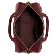 Coach Rowan Satchel Bag in Black Cherry 79946