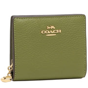 Coach Snap Wallet in Olive Green C2862