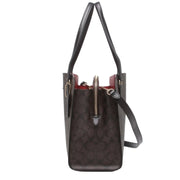 Coach Tatum Carryall Bag in Signature Canvas in Brown/ Black C4075