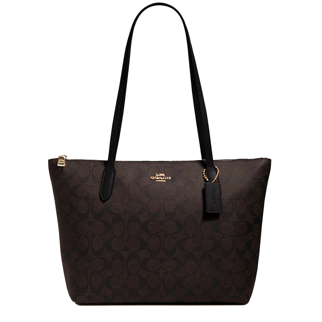 Coach-Zip-Top-Tote-Bag-In-