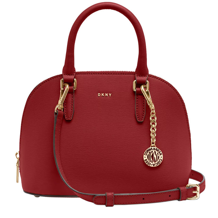 DKNY Bryant Dome Satchel Bag in Bright Red R12DLD39