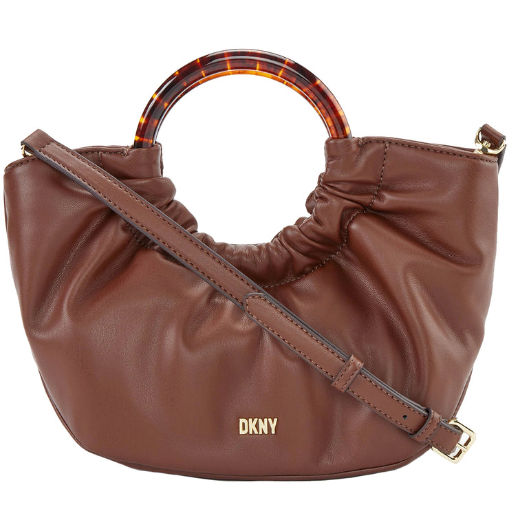 DKNY Eden Vegan Leather Crossbody Bag in Chestnut R22EZS50