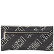 DKNY Phoenix Flap Wallet in Box in Black White R23QIK52