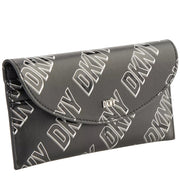 Buy DKNY Phoenix Flap Wallet in Box in Black White R23QIK52 Online in Singapore | PinkOrchard.com