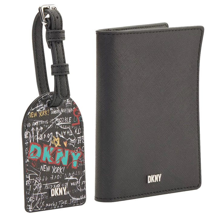 DKNY Phoenix Travel Set 2 Pieces in Black Multi R23MIU93