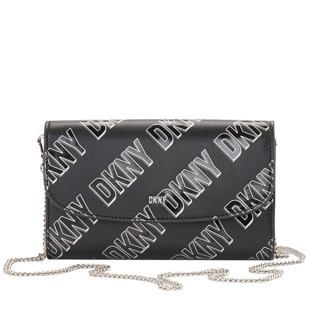 Buy DKNY Phoenix Wallet on a Chain in Black White R235IV04 Online in Singapore | PinkOrchard.com