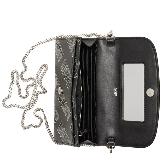 Buy DKNY Phoenix Wallet on a Chain in Black White R235IV04 Online in Singapore | PinkOrchard.com