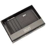 DKNY Phoenix Zip Card Case in Black R23ZZH42