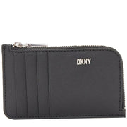 DKNY Phoenix Zip Card Case in Black R23ZZH42