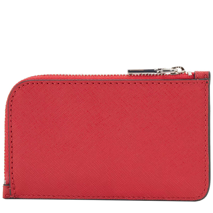 DKNY Phoenix Zip Card Case in Bright Red R23ZZH42