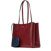 Kate Spade All Day Dot Party Pop Large Tote Bag in Autumnal Red k8798