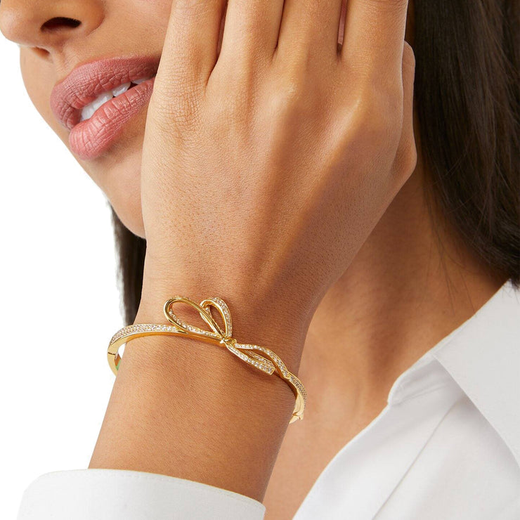 Buy Kate Spade All Tied Up Pave Bangle Bracelet in Clear/ Gold k6909 Online in Singapore | PinkOrchard.com