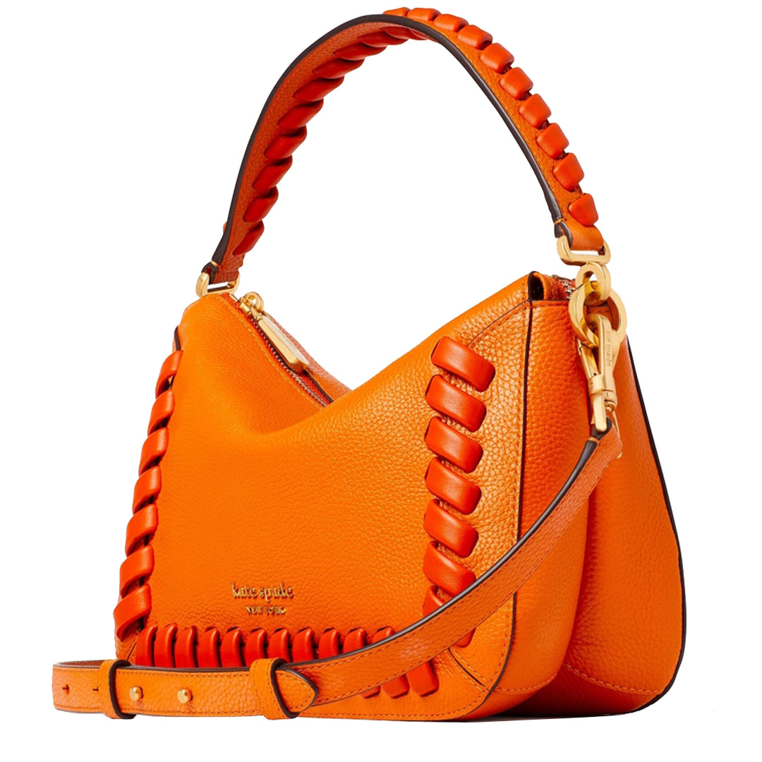 Kate Spade Crush Whipstitched Medium Crossbody Bag in Orange