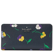 Kate Spade Dana Large Slim Bifold Wallet in Blazer Blue Multi ka585