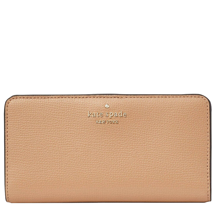Kate Spade Darcy Large Slim Bifold Wallet in Light Fawn wlr00545