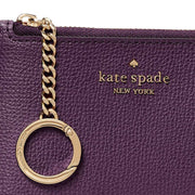 Kate Spade Darcy Medium L-Zip Card Holder in Ripe Plum wlr00595