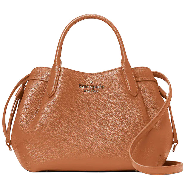 Kate Spade Dumpling Small Satchel Bag in Warm Gingerbread k8135