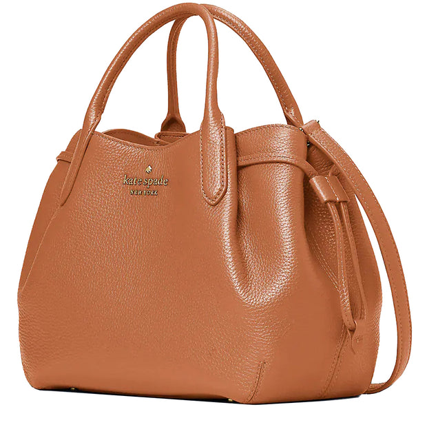 Kate Spade Dumpling Small Satchel Bag in Warm Gingerbread k8135