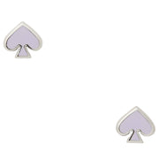 Kate Spade Everyday Spade Enamel Studs Earrings in Lilac o0ru3069