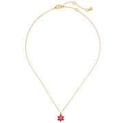Kate Spade First Bloom Mini Pendant Necklace in Pink k6915