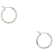 Buy Kate Spade Full Circle Huggies Earrings in Clear/ Silver o0ru2768 Online in Singapore | PinkOrchard.com