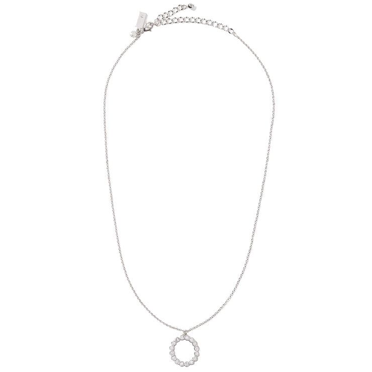 Buy Kate Spade Full Circle Mini Pendant Necklace in Clear/ Silver o0ru2453 Online in Singapore | PinkOrchard.com